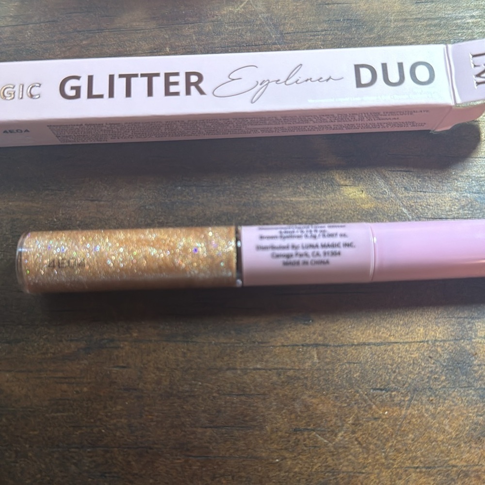 Luna Magic glitter eyeliner duo - mesmerized brown - Picture 2 of 2